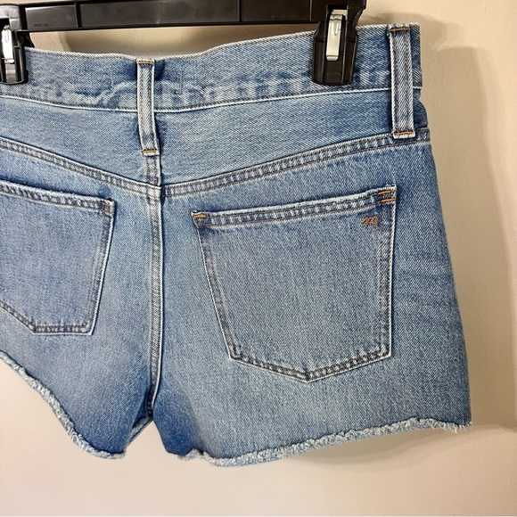 MADEWELL NWOT Relaxed Denim Jean Shorts High Rise Distressed  Size 25 - Picture 9 of 13